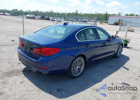 2019 BMW 540I из США, поврежденный, VIN WBAJE5C51KBM76742